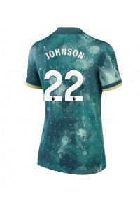 Tottenham Hotspur Brennan Johnson #22 Voetbaltruitje 3e tenue Dames 2024-25 Korte Mouw